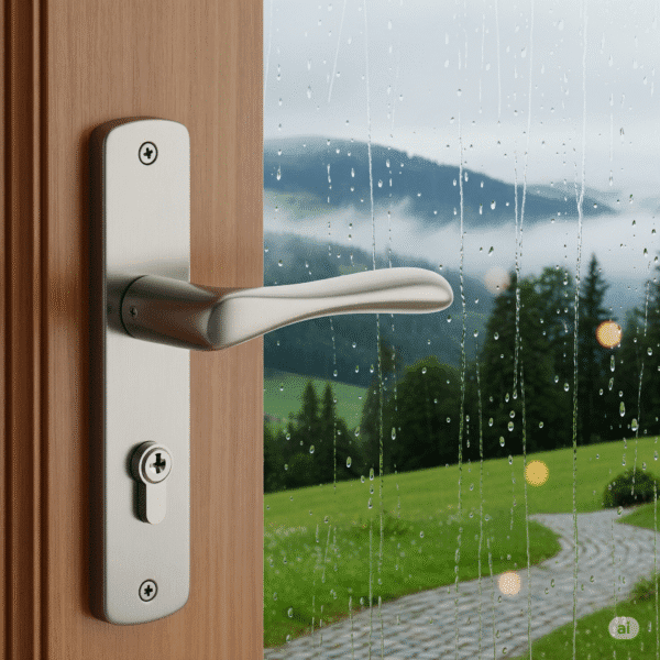 Secure Home Giza Mortise Lock Set with Iron Lock Body & Brass Cylinder – Antique Finish for All Door Types - Image 2